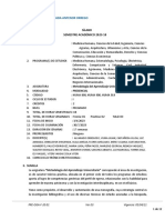 Universidad Privada Antenor Orrego: Sílabo Semestre Académico 2023-10