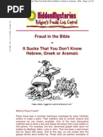 2 - Fraud in The Bible - What Is Pious Fraud