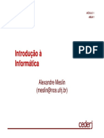 Introdução À Informática - TSC-CEDERJ - 01