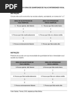 Avaliação de Grau de Intensidade Da Voz