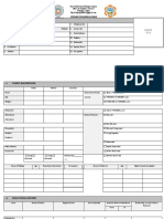 Bupc Student Profile Form