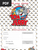 Planner Tom y Jerry