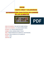 Esfem Andres de Santa Cruz Y Calahumana Determinación Cualitativa de Almidón en Los Alimentos