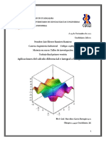 Reporte de Investigacion Aplicacion Del Calculo