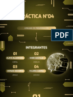 Práctica N°04: Lenguaje de Programación