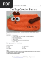 Cat Bag Crochet Pattern