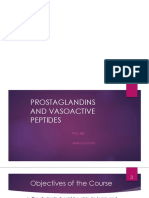 PHCL 305 Prostaglandins and Vasoactive Peptides 2023