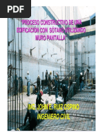 Ing. John E. Ruiz Ospino: " Proceso Constructivo de Una Edificaci Ó Ncon S Ó Tano Utilizando Muro Pantalla "