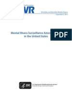 Mental Illness Surveillance Among Adults in The United States