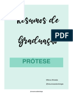 Prótese: Milena Almeida @resumosodontologia