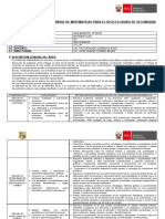 PROGRAMACION VI CICLO (1RO y 2DO SEC)