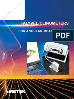 Talyvel/Clinometers: For Angular Measurement