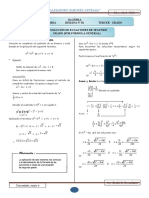 Ficha Tecnica - Ecuaciones Cuadraticas - Formula General