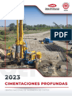 Catalogo de Costos Directos de Cimentaciones Profundas 2023