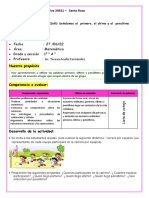 Actividad de Matemàtica 28 de Junio