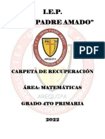 "Gran Padre Amado": Carpeta de Recuperación