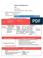 Sesión de Aprendizaje #5