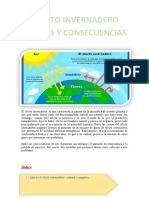 Efecto Invernadero Causas Y Consecuencias: Índice