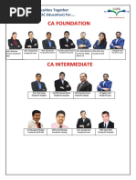 Ca Foundation: Introducing Best Faculties Together at One Platform (COC Education) For