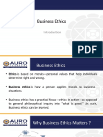 Lecture 1 Business Ethics Introduction