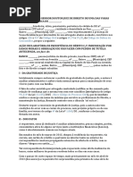 Modelo Acao Declaratoria de Inexistencia de Debito em Cartoes de Credito e Faturas de Cobranca