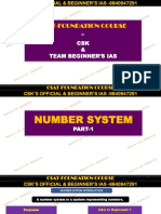 Number System-All Parts