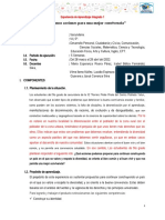 Promovemos Acciones para Una Mejor Convivencia": Experiencia de Aprendizaje Integrado 1