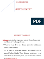 Sediment Transport: Chapter Three