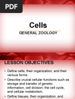 Cells: General Zoology