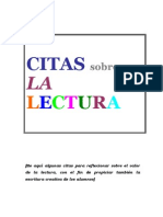 Citas Lectura