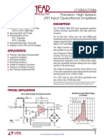 Features Description: LT1055/LT1056 Precision, High Speed, JFET Input Operational Amplifiers