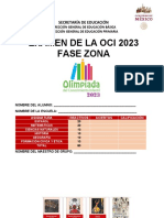 Examen OCI 2023 Zona