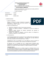 Municipalidad Distrital Alto de Alianza Plan de Manejo Ambiental