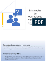 Estrategias de Operaciones y Suministro: Dr. Víctor Omar Cadena Torres Evaluación de Proyectos