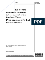 BS en 647-1994 Paper and Board Intended To Come Into Contact With Foodstuffs