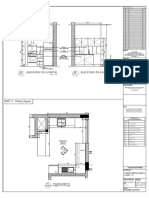 UNIT E - Pantry Layout: Elevation Pe-3 (Unit-E) Elevation Pe-4 (Unit-E)