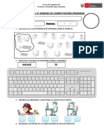 Examen de La 1º Unidad de Computación-Primaria: Mi Nombre: Grado: Fecha