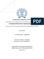 Low Speed Flow Past Airfoil