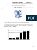 Les Ressources Externes de Financement Cba 02/2016