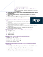 Biology E.O.C. Practice Questions