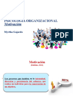 Psicología Organizacional: Motivación