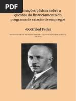 Gottfried Feder - Financiamento