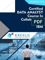 Certified Data Analyst Course in Collaboration With IBM