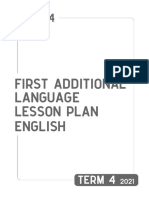 Grade 4: First Additional Language Lesson Plan English