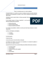 Fundamentos Y Principios de Las Finanzas: Administración Financiera