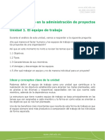 Resumen Unidad 1 Factor Hum Admon Proy