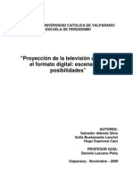 Proyección de La TV en El Formato Digital