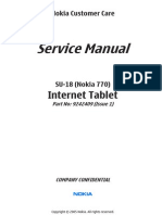 Nokia 770 SU-18 Service Manual Service Level 3 4