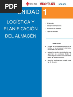 Unidad: Logística Y Planificación Del Almacén