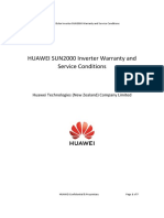 Warranty Huawei